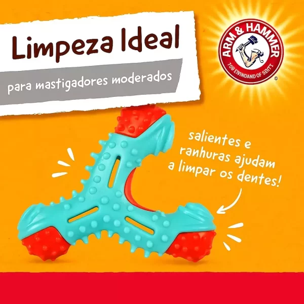Brinquedo Dental Arm e Hammer Nubbies Wishbone- Sabor Frango - Imagem 2