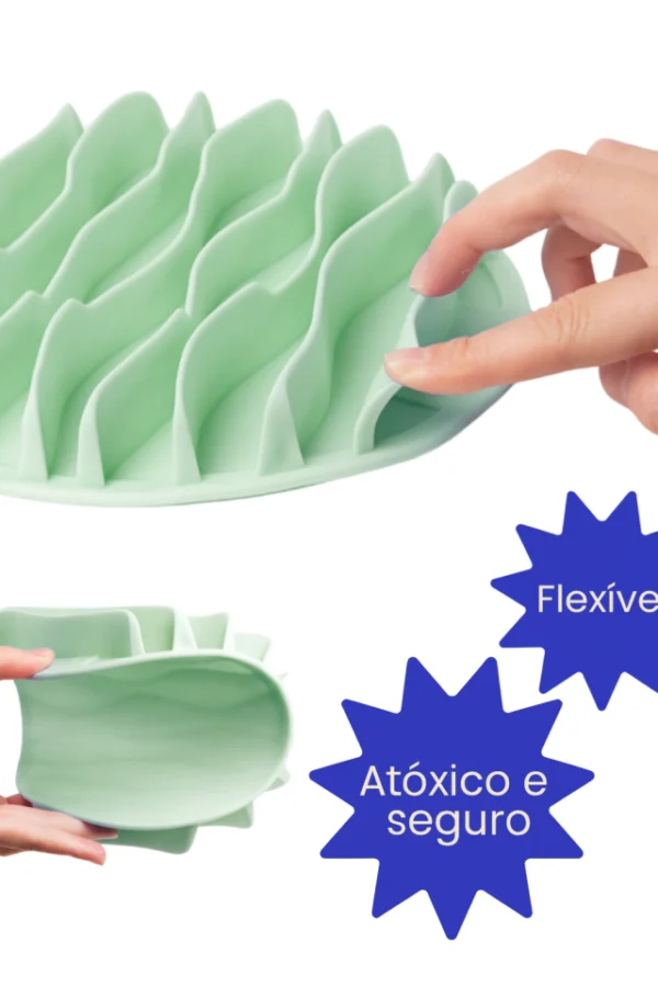 Comedouro Lento Silicone-Tamanho G - Fuzzie - Imagem 4