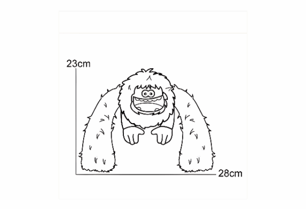 Pelucia King Kong Super Braços- Petta - Imagem 7