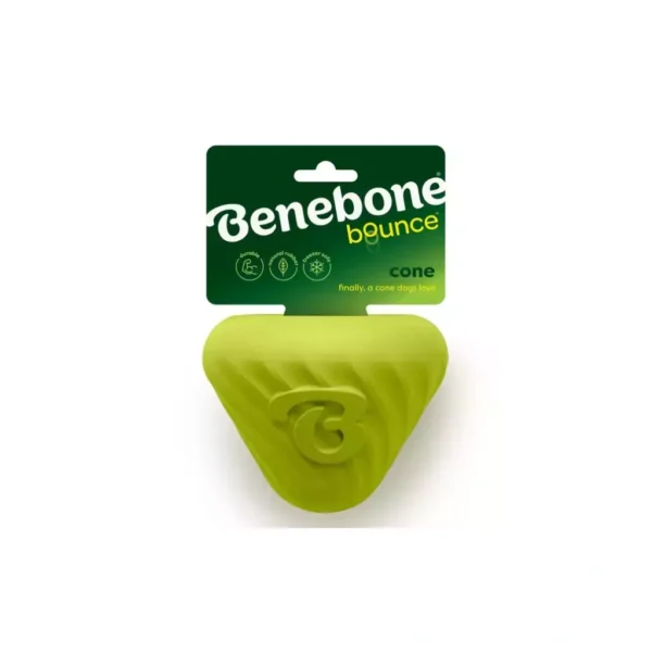 Dispenser De Petisco e Alimento -Benebone Bounce Cone - Doguinhos Club