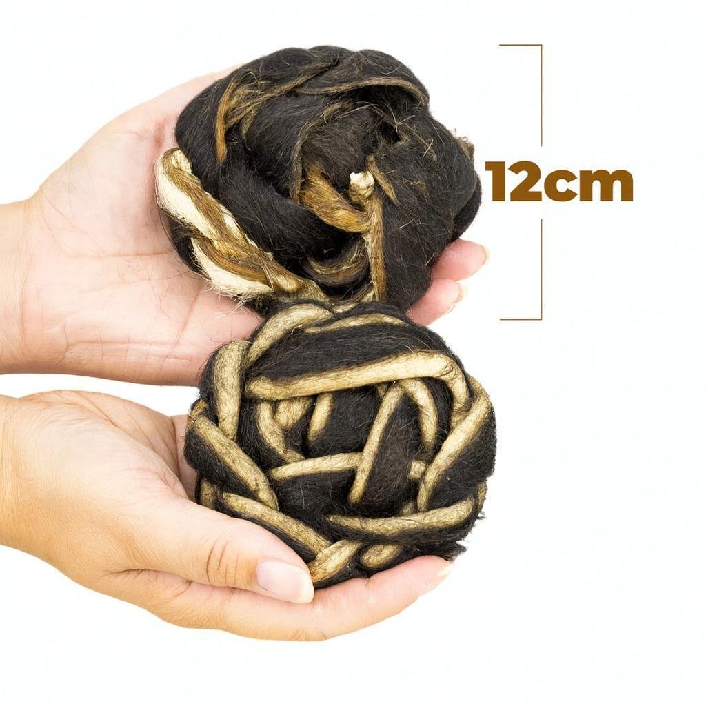 Trança Bolinha- Pacote com 2unidades com pelo)- Paparico - Imagem 2