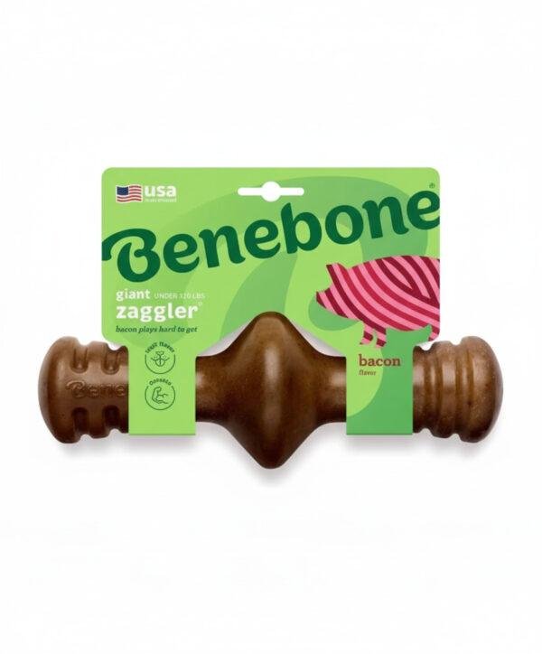 Mordedor de Nylon Bacon Zaggler- Benebone-Tamanho Gigante