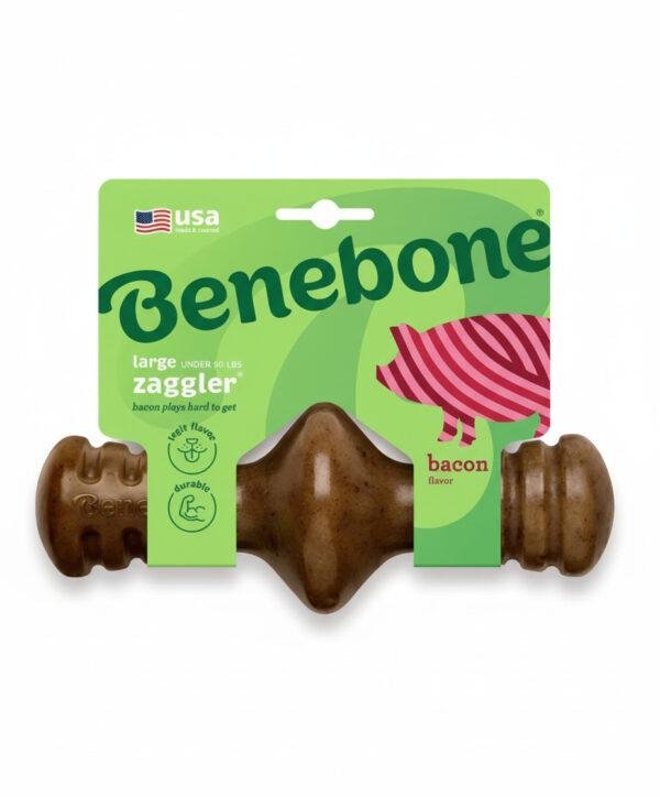 Mordedor de Nylon Bacon Zaggler- Benebone-Tamanho G