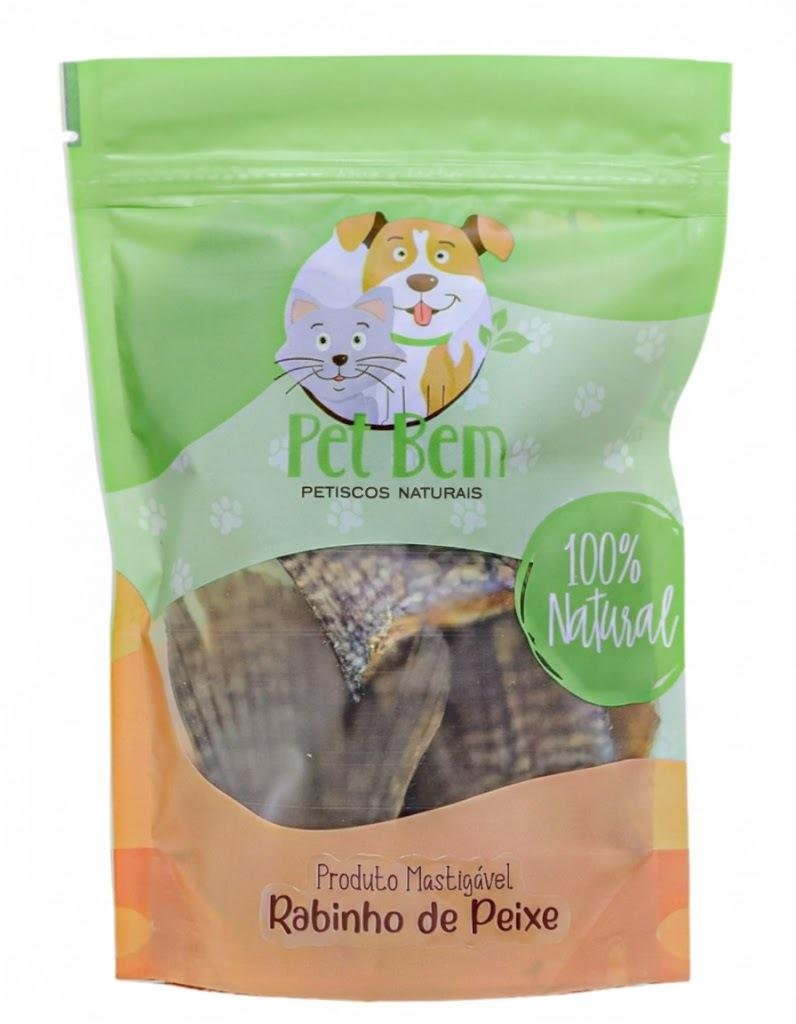 Rabinho de Peixe 60g – Petisco Natural Desidratado- Pet Bem