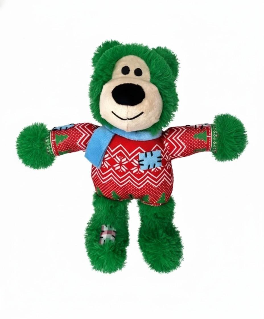 Pelucia Kong Wild Knots de Natal-Verde-Pequeno-Kong