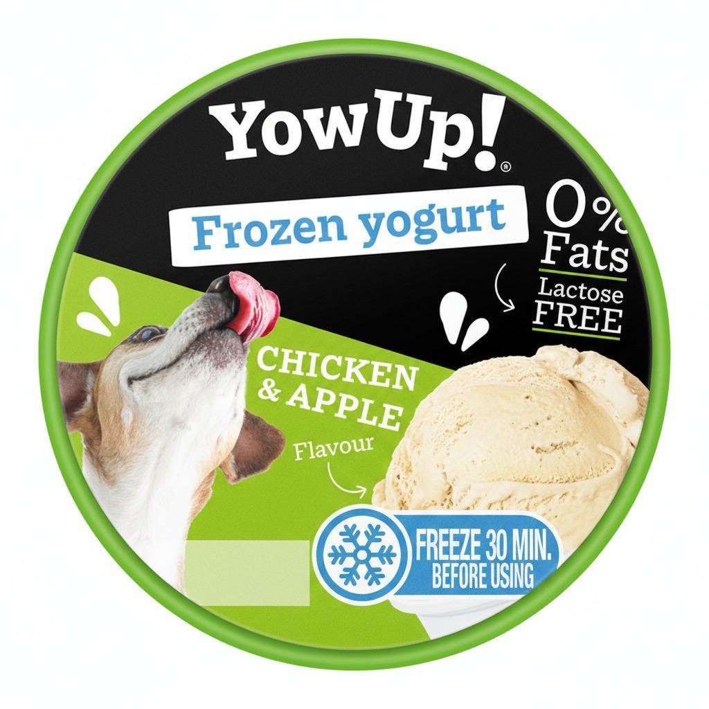 YowUp-Frozen Yogurt de Frango e Maça para Cães e Gatos-110g