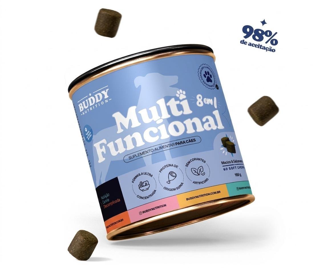 Suplemento Multifuncional Para Cães-8 em 1- Buddy Nutrition - Imagem 4